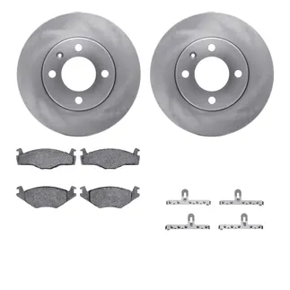R1 Concepts WFWH1-74044 E- Line Series Brake Rotor W/ Ceramic Brake Pads & Hdw